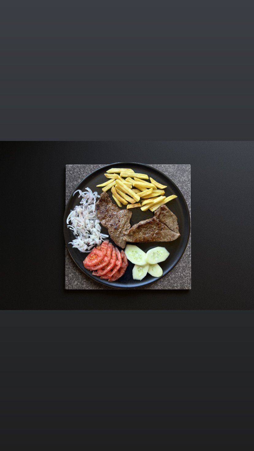 Pečeni biftek tanjir - Livela Restaurant Bar